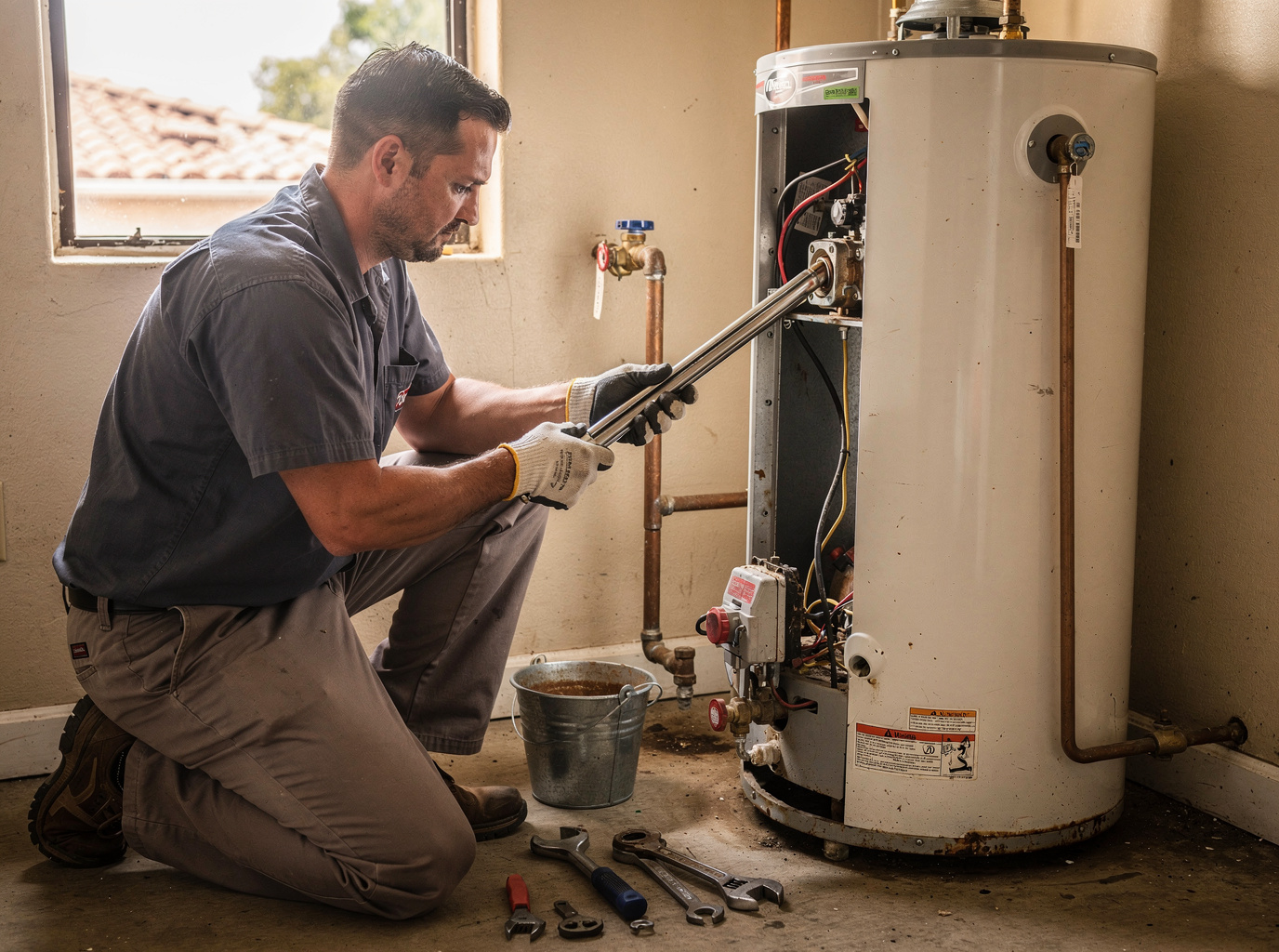 Water heater repair in Washington Square